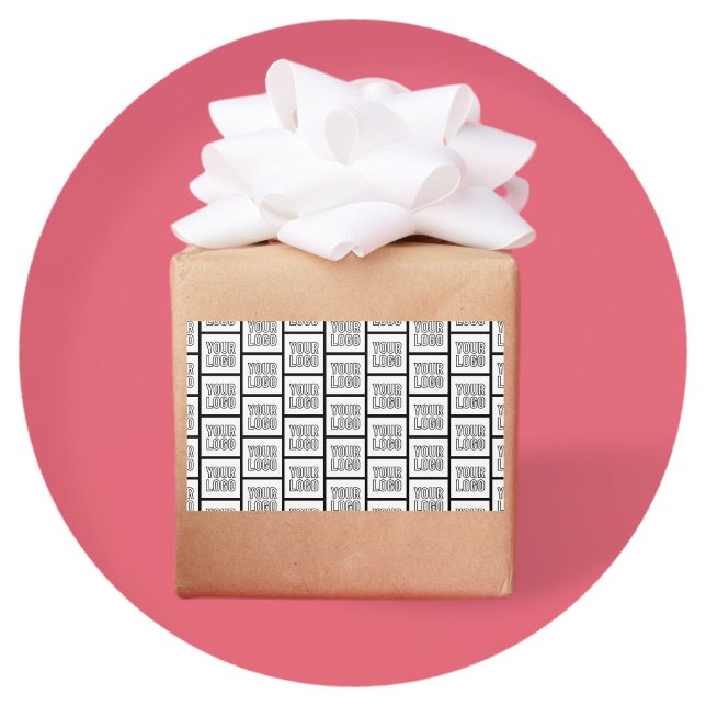 Any Logo or Image Repeating Pattern Rectangular Sticker (Creator Uploaded)