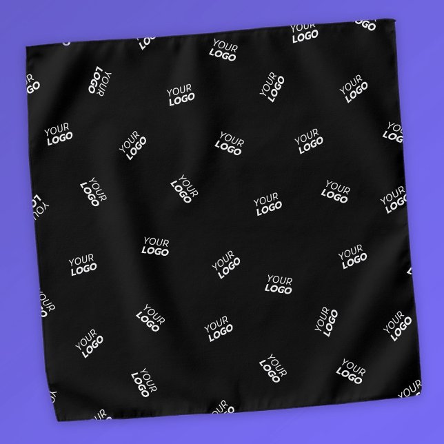 Any Logo or Uploaded Image | Scattered Pattern  Bandana (Creator Uploaded)