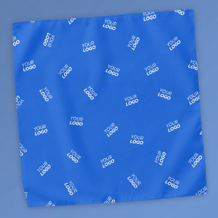 Any Logo or Uploaded Image   Scattered Pattern  Bandana