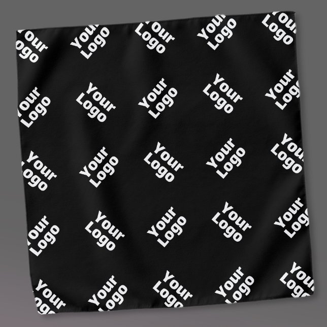 Any Logo or Uploaded Image | Scattered Pattern  Bandana (Creator Uploaded)