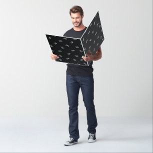 Any Logo or Uploaded Image Scattered Pattern Card