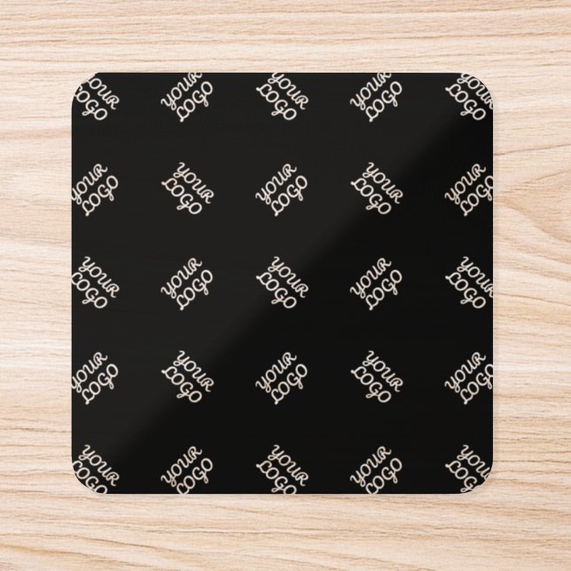 Any Logo or Uploaded Image | Transparent  Square Sticker (Single)