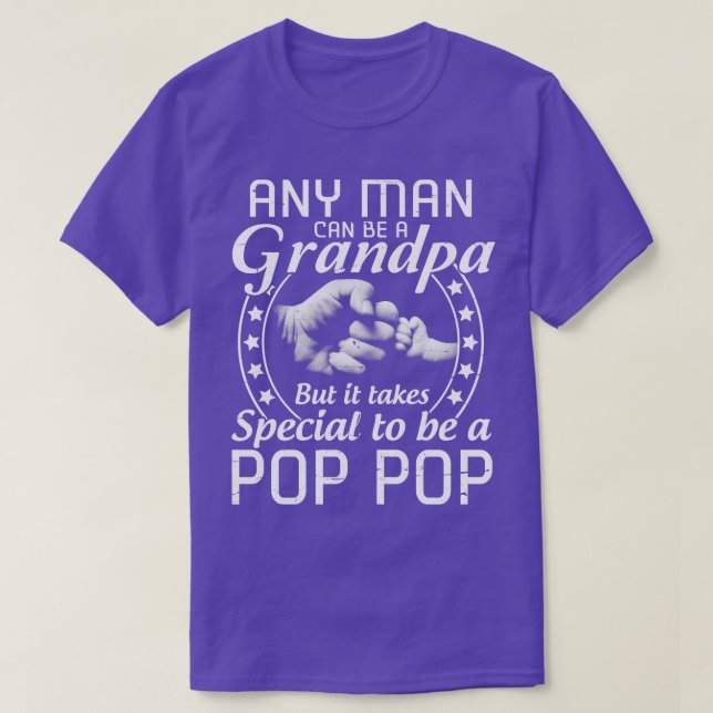 Any Man Can Be A Grandpa But It Takes Someone Spec T-Shirt (Design Front)