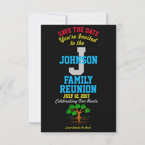 Any Name Family Reunion Event Any Date  Save The Date