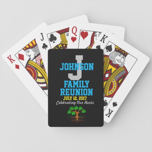 Any Name Family Reunion with Any Date Games Playing Cards