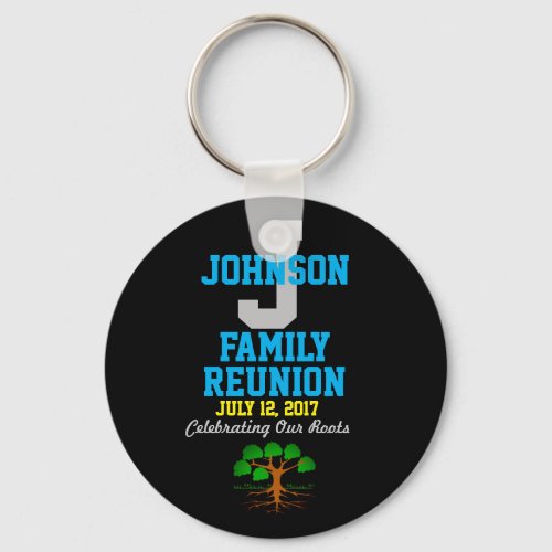 Any Name Family Reunion with Any Date _ Keychain