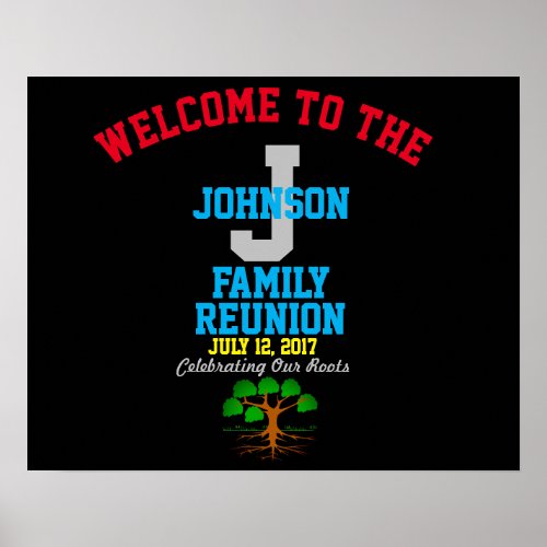 Any Name Family Reunion with Any Date _ Poster