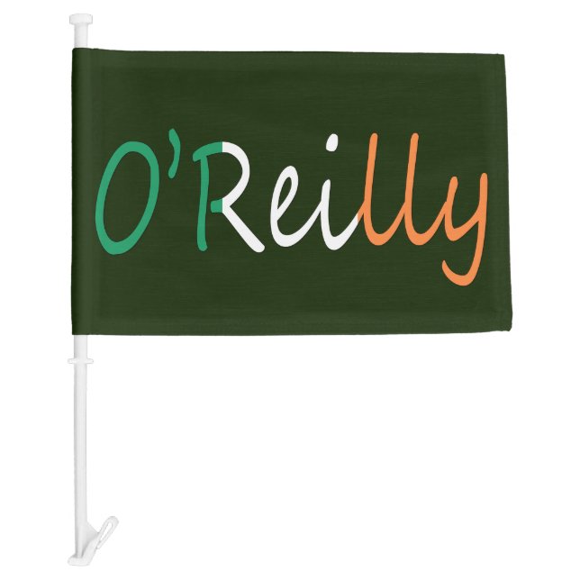 Any Name overlaid on Irish Flag cfcnt (Front)