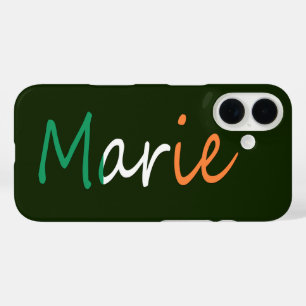 Any Name overlaid on Irish Flag iphcnt iPhone 16 Case