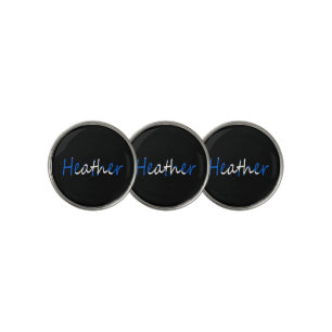 Any Name overlaid on Scottish Flag bmcnt Golf Ball Marker