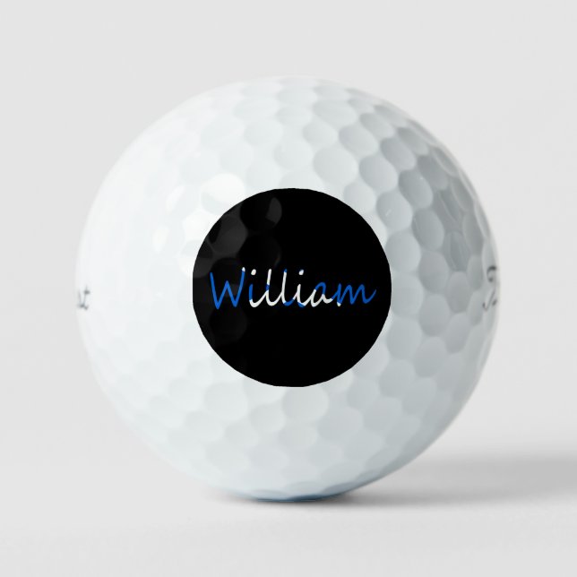 Any Name overlaid on Scottish Flag tpv1 gbcnt Golf Balls (Front)