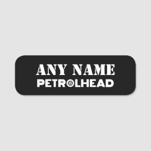 Any Name Personalized Petrolhead Tag