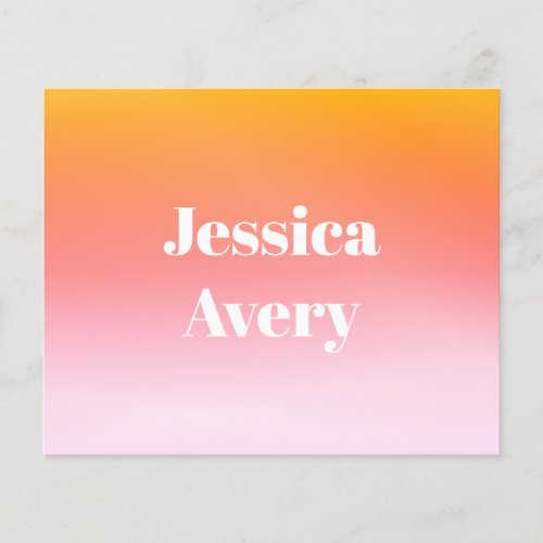 Any Name  Retro_Modern Styled Text Colorful Ombre