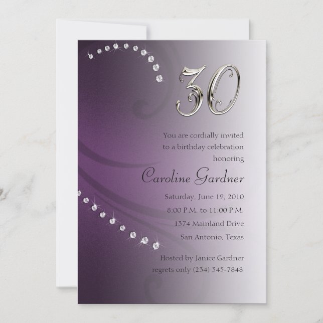 Any Number Birthday Invitation (Front)