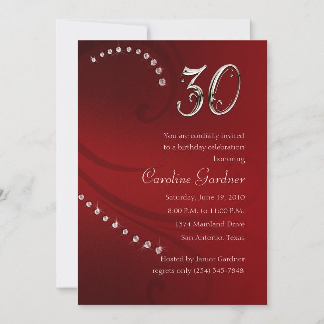 Any Number Birthday Invitation (Front)