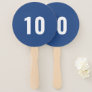 Any Number | Blue Sports Event Game Score Hand Fan