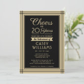 ANY Number Retirement Party Cheers Downloadable Invitation | Zazzle