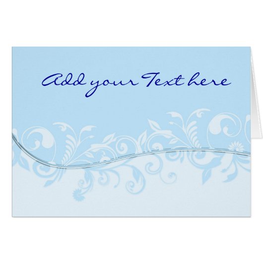 Any Occasion Card Thank you, birthday, invitation (Front Horizontal)