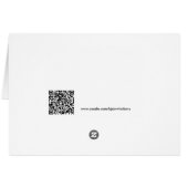 Any Occasion Card Thank you, birthday, invitation (Back Horizontal)