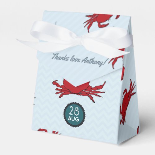 Any occasion Crab Fest thank you guest Favor Boxes