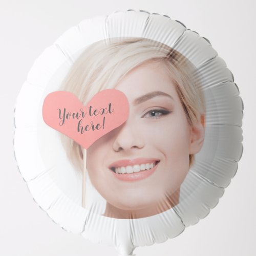 Any Occasion Customizable Photo  Text Balloon