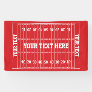 Any Occasion Football Hero Your Color Gridiron  Ba Banner