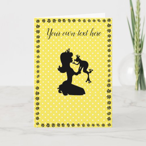 Any Occasion Frog Princess Greeting Card