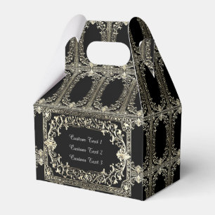 Any Occasion Gold Frame Gable Favor Boxes