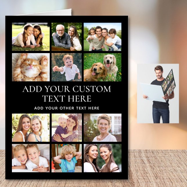 Any Occasion Photo Collage Jumbo Card (Creator Uploaded)