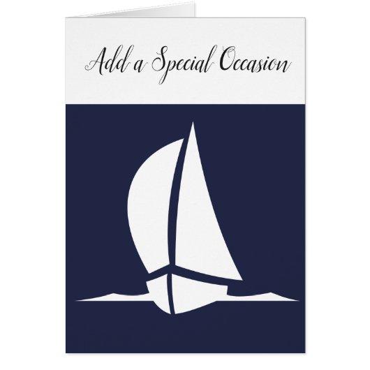 Any Occasion Sailboat (Front)