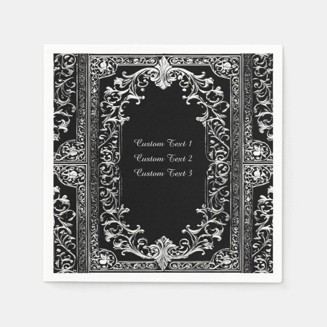 Any Occasion Silver Frame Napkins (Front)