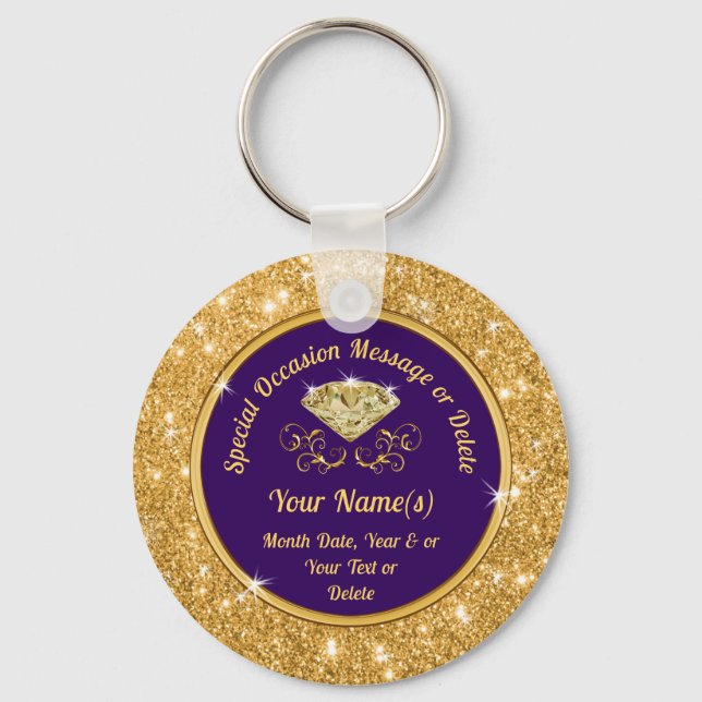 Any Occasion Stunning, Cheap Party Favors  Keychain (Front)
