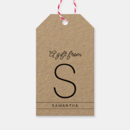 Any Occasion Tag Personalized Kraft Gift Tags