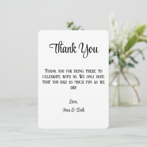 Any Occasion Thank You Card