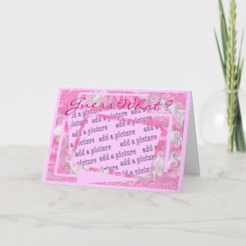 Any Occasion-your Picture-your Words Announcement by MakaraPhotos at Zazzle