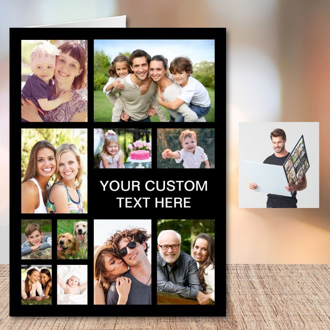 Any Occassion Custom Photo Collage Giant Card (Creator Uploaded)