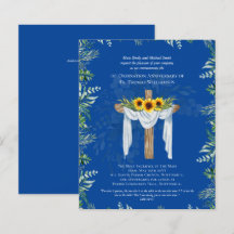 ANY Ordination Anniversary Invitation Sunflowers