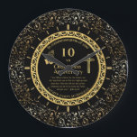 ANY Ordination Anniversary Priest PERSONALIZED  Large Clock<br><div class="desc">Decorative and personalized (with name and date) Ordindation Anniversary gift for an ordained Pastor, Priest Minister Deacon etc. Includes a Bible verse, scripture, proverb. Can be used for ANY Ordination anniversary milestone including 1st, 5th, 10th, 15th, 20th, 25th, 30th, 35th, 40th, 45th, 50th, 55th, 60th. Wonderful Christian, Catholic faith gift....</div>