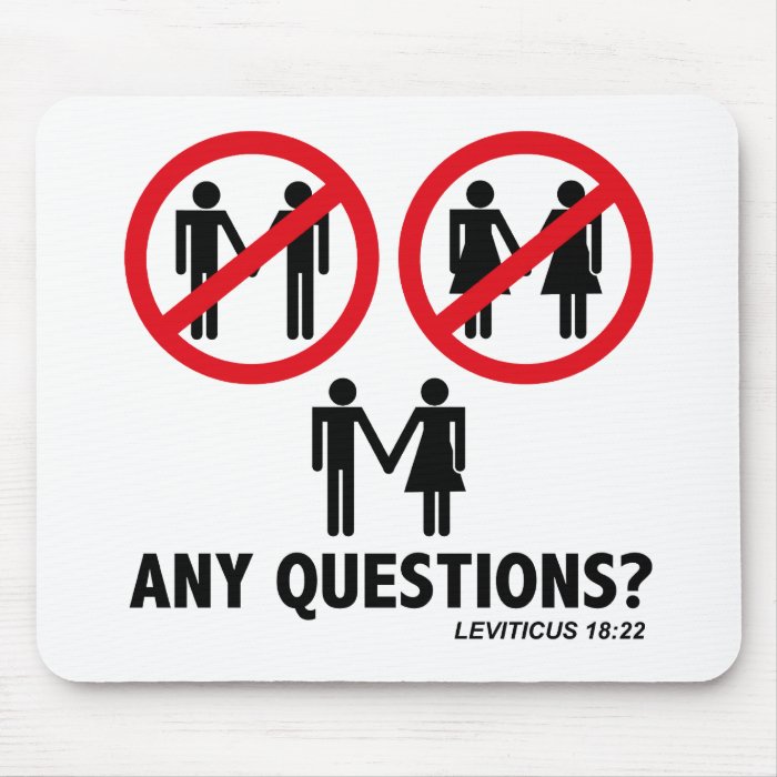 Any Questions? Leviticus 1822 Mouse Pads