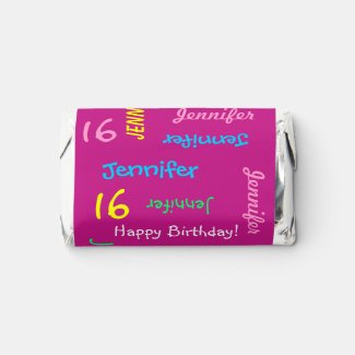 Any Repeating Name Any Age Pink Blue Green Yellow