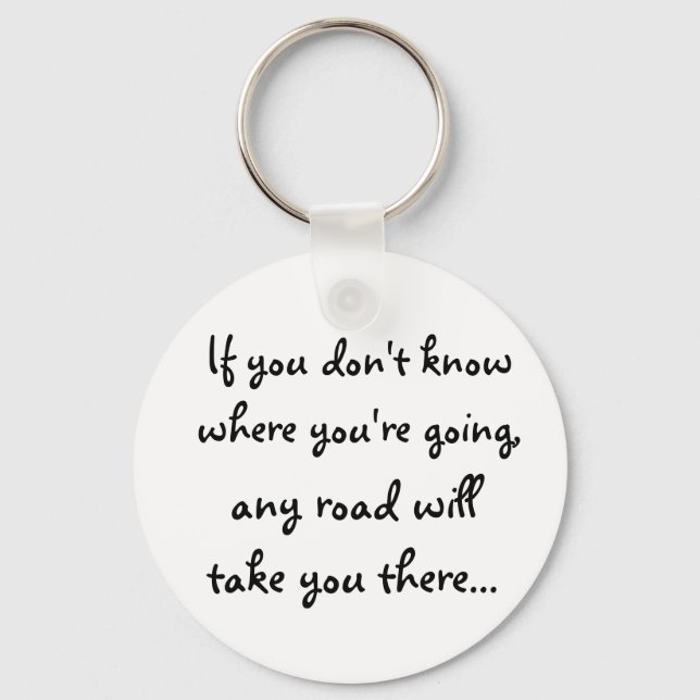 Any Road-keychain Keychain (Front)