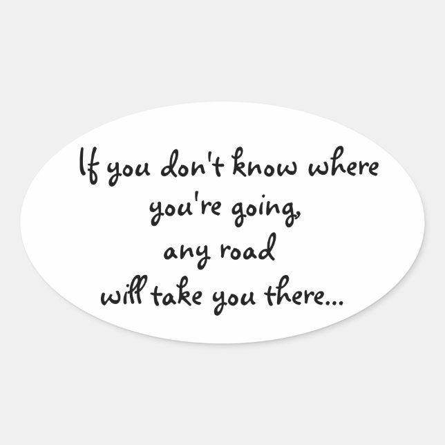 Any Road-oval sticker (Front)