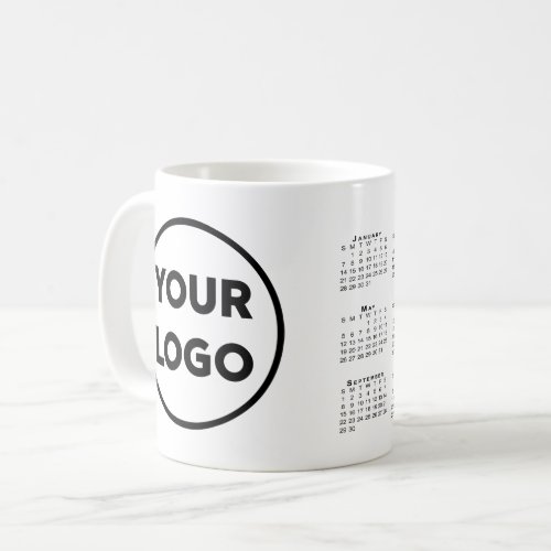 Any Shape Business Company Logo 2024 Calendar Coffee Mug