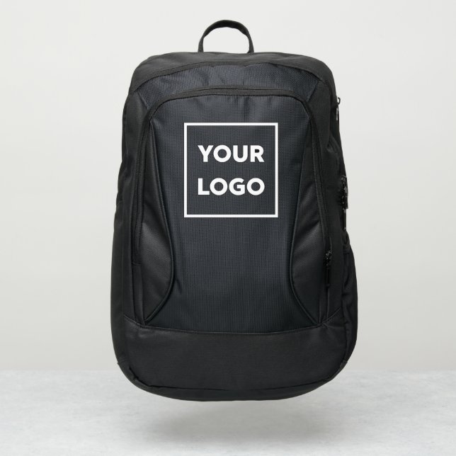 Any Shape Business Logo Branded Port Authority® Backpack (Front)