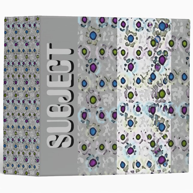 Any Subject Dots Binder (Front/Spine)