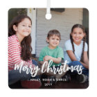 Any Text 2 Photo Trendy Brushed White Script