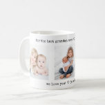 Any Text 3 Photo Collage Modern Minimal Keepsake Coffee Mug<br><div class="desc">Give the gift of special memories with a simply elegant photo collage coffee mug. The template is set up as a "best grandma ever" birthday gift, but is simple to personalize for any occasion. Create your own unique keepsake gift for any family member or friend, such as mommy, daddy, grandpa,...</div>