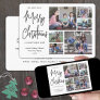 Any Text 6 Photo We Wish You a Merry Christmas Holiday Card