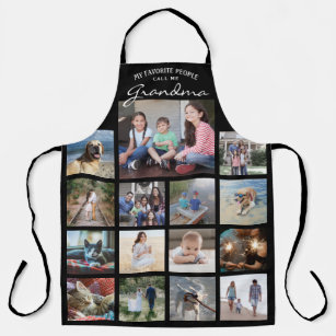 My Favorite People Watercolor Floral Personalized Apron