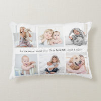 Any Text Front Back Photo Collage Modern Keepsake